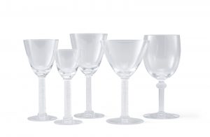 213/1133 Konvolut versch. Stielgläser, Lalique Ende 20. Jh.