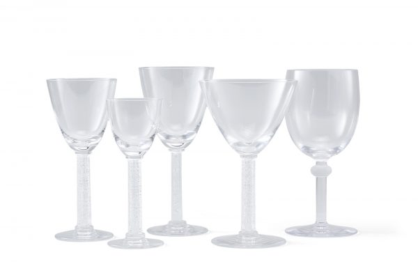 213/1133 Konvolut versch. Stielgläser, Lalique Ende 20. Jh.