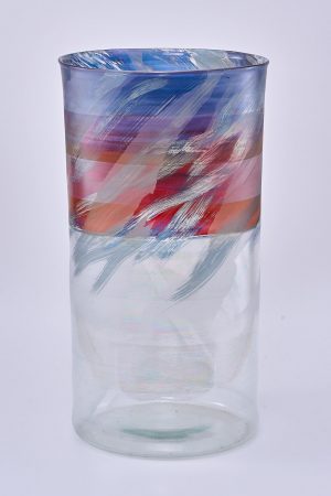 31/2214: Studioglas Isgard Moje-Wohlgemuth (1941 Gumbinnen - 2018 Hamburg) Gr. Bodenvase, dat. 1991