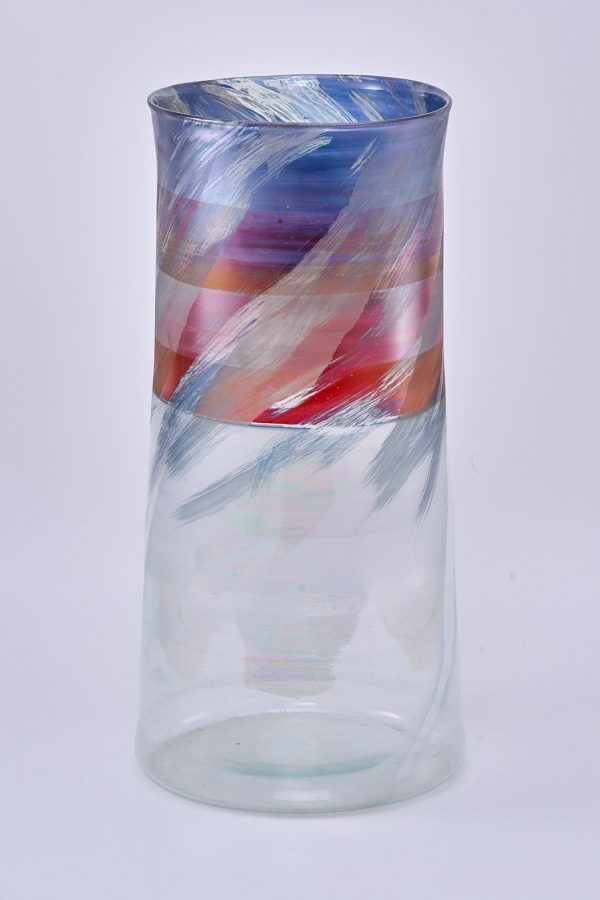 31/2214: Studioglas Isgard Moje-Wohlgemuth (1941 Gumbinnen - 2018 Hamburg) Gr. Bodenvase, dat. 1991 – Bild 2