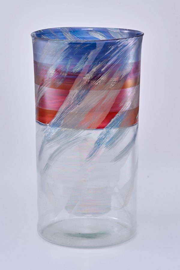 31/2214: Studioglas Isgard Moje-Wohlgemuth (1941 Gumbinnen - 2018 Hamburg) Gr. Bodenvase, dat. 1991 – Bild 3