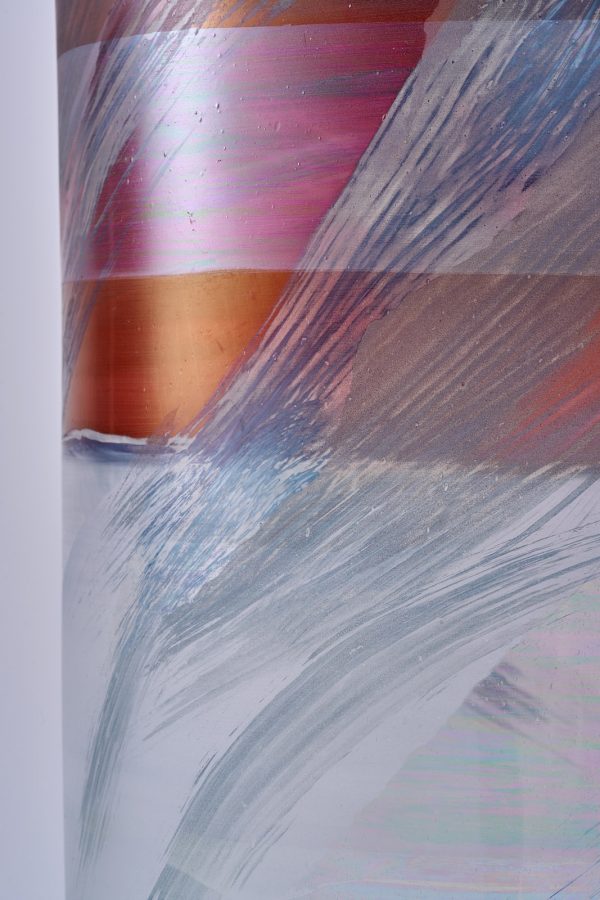31/2214: Studioglas Isgard Moje-Wohlgemuth (1941 Gumbinnen - 2018 Hamburg) Gr. Bodenvase, dat. 1991 – Bild 5