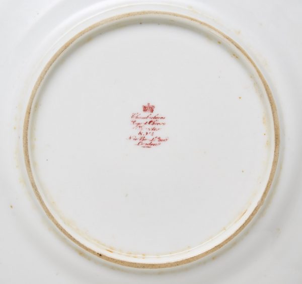 31/2144: Konvolut von 3 versch. Speisetellern, KPM Berlin um 1800 sowie Frankreich und England um 1900 – Bild 5