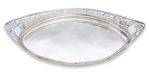 213/839: Ovales Tablett, Empire, Niederlande 1822