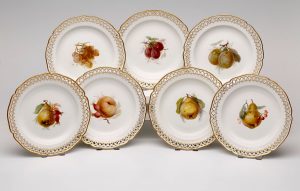 Satz von 7 Desserttellern, KPM Berlin 1. Hälfte 20. Jh.