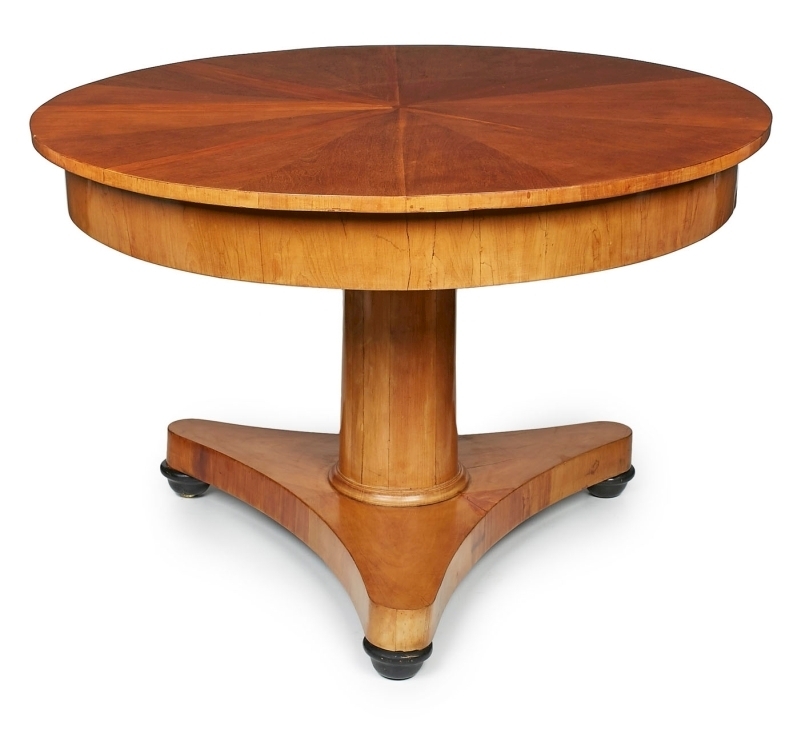218/561 Rd. Biedermeier-Tisch, süddt. um 1825-30