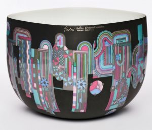 Schüssel, Op Art, Rosenthal studio linie wohl um 1980