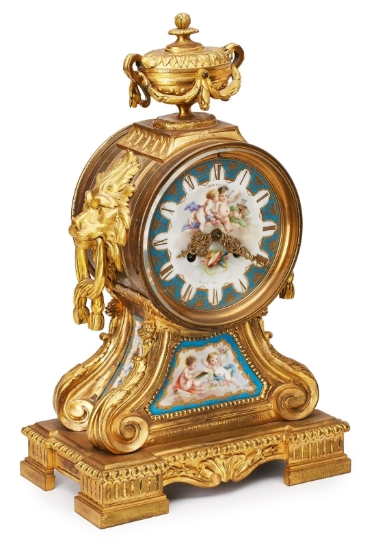 216/161 Pendule, Louis-XVI.-Stil, Frankreich 19. Jh.