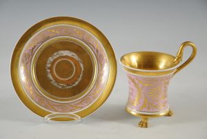 Tasse mit UT, KPM Berlin um 1820