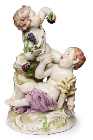 199/746 Puttengruppe Meissen-Stil