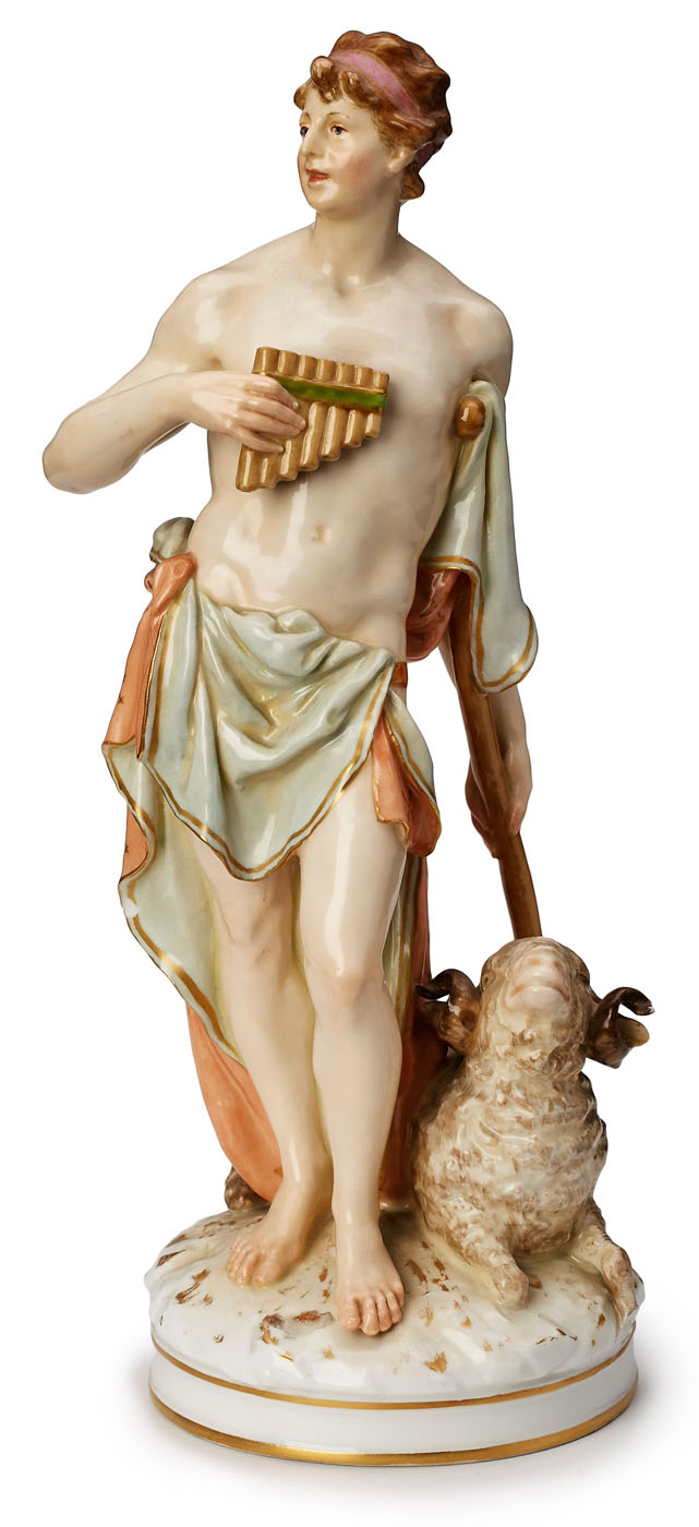 198/701 Porzellanfigur "Hirte" KPM Berlin