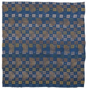 Textil-Fragment "Swastika", China, Kanghsi wohl um 1700