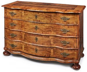 212/412 Barock-Kommode, Frankfurt um 1750.