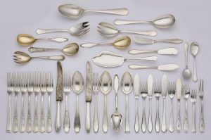 Gr. Konvolut versch. Besteckteile, Bruckmann um 1900 - Mitte 20. Jh.