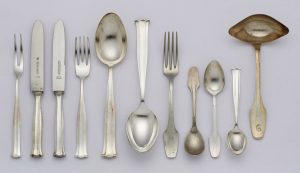 Konvolut von 2 versch. Besteck-Sätzen, Art Déco, Wellner um 1920