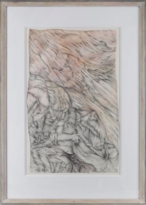 Zeichnung Elke Stickling "Auflösung der Form" 1990