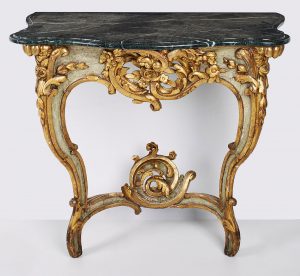 215/379 Wandkonsole, Rokoko-Stil 1. Hälfte 19. Jh.
