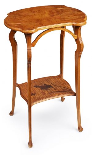 Lot 204/648: Kl. Jugendstil-Beistelltisch, Frankreich um 1900