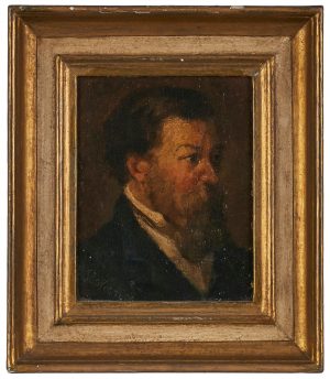 Lot 334: Gemälde Reinhold Werner "Herrenporträt"