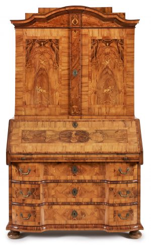 Lot 204/546: Barock-Aufsatzsekretär, wohl Braunschweig um 1760