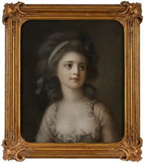 Los 208: Pastell Bildnismaler Anfang 19. Jh. nach Anton Graff