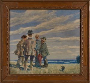 Lot 205/167: Aquarell Karl Reinhold Haeser