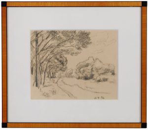 Lot 205/148: Bleistiftskizze Hans Thoma