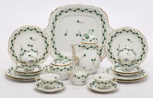 Lot 204/760: Mokka-Service für 6 Pers., Herend 2. Hälfte 20. Jh.