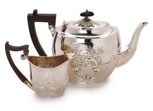 Teekanne und Sahnegießer, Sheffield 1898