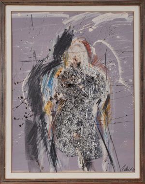 Lot 204/341: Mischtechnik/Collage Heinrich Schmid