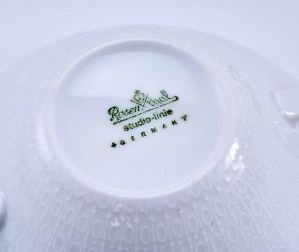 31/2150: Satz von 5 Suppentassen mit UT, Rosenthal Ende 20. Jh – Bild 7