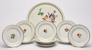 Lot 205/564: Satz von 10 Gebäcktellern und Kuchenplatte, KPM Berlin Mitte 19. Jh. und Anf. 20. Jh.