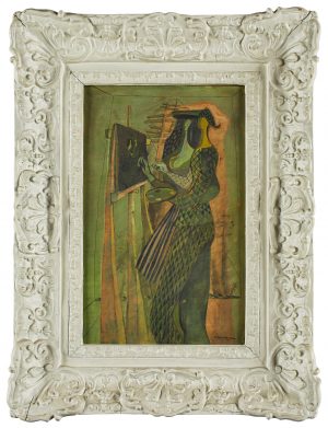 207/47 Tempera/Aquarell über Tusche Mac Zimmermann