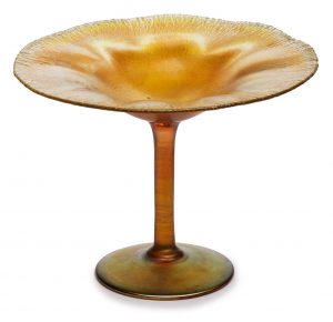 Fußschale, Jugendstil, Tiffany um 1895