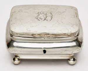 210/992 Zuckerdose Biedermeier,