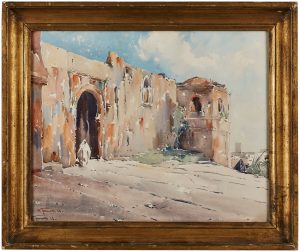 207/447 Aquarell signiert M. Franck