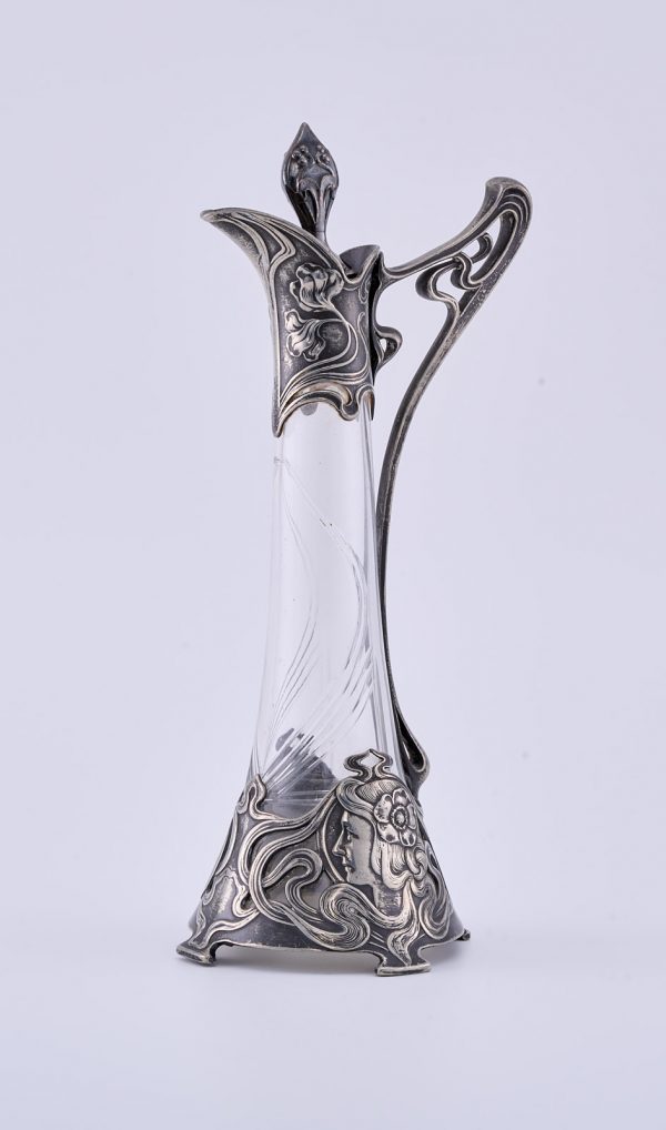 31/2276: Kl. Karaffe, Jugendstil, Wien um 1900 – Bild 3