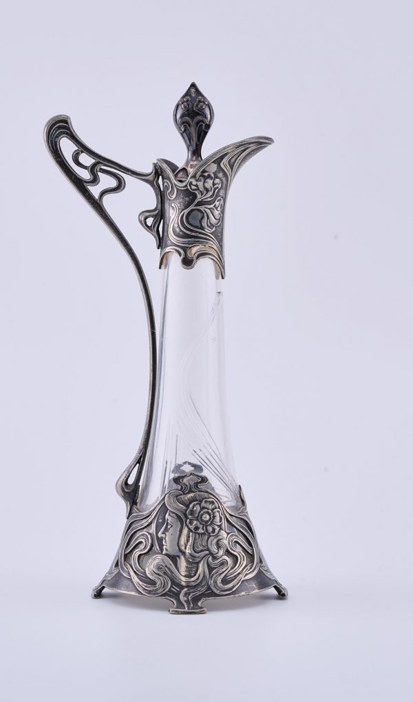 31/2276: Kl. Karaffe, Jugendstil, Wien um 1900 – Bild 4