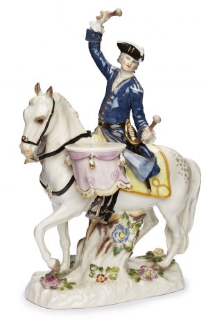 207/833 Paukenschläger zu Pferde, Meissen 1956