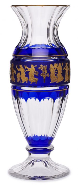 207/1087 Gr. Kristallvase, Val St. Lambert Ende 20. Jh.