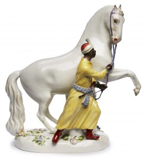 207/832 "Mohr mit Schimmel", Meissen um 1940