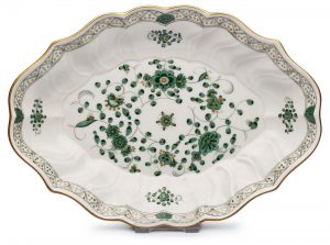 Ovale Schale, Meissen um 1970.