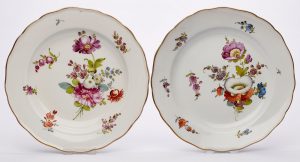 Paar Teller, Meissen Ende 19. Jh.