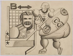 208/35 Bleistiftzeichnung Hans Ticha