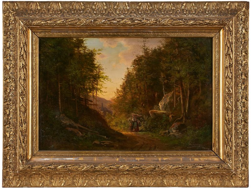 208/318 Gemälde Alfred von Schönberger Freihandverkauf