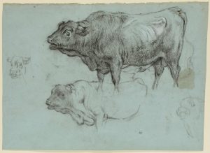 208/392 Kohleskizze Max Josef Wagenbauer