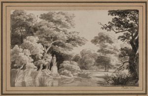 208/339 Lavierte Federzeichnung Anton Radl