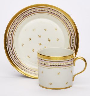 30/2109 Tasse mit UT, Höchst um 1790.