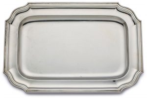 211/765 Rechteckiges Tablett, Schwäbisch Gmünd wohl Mitte 20. Jh.