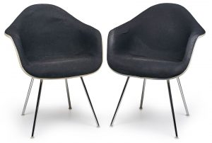 209/536 Paar Dax Chairs Charles & Ray Eames